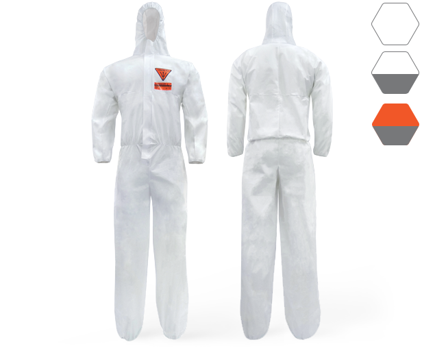 Trident Mircoporous Coverall White